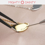 Half Moon Name Necklace
