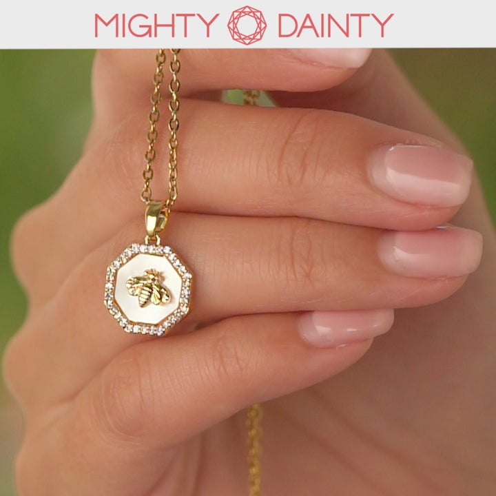 Queen Bee Charm Necklace