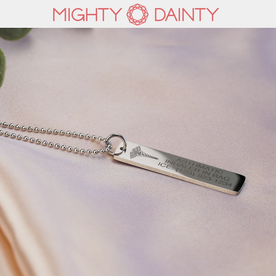 Medical ID Alert Necklace