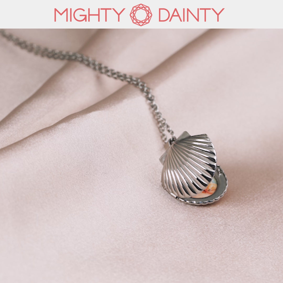 Shell Locket Necklace