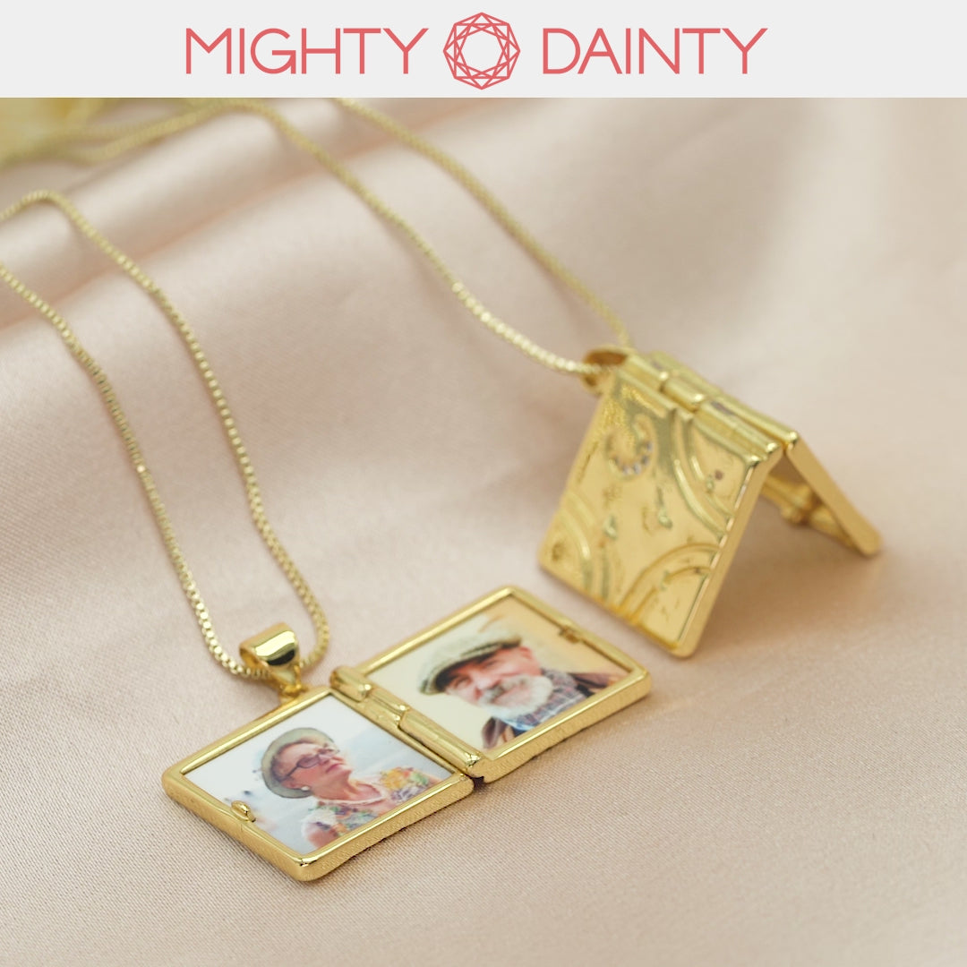 Cosmos Book Photo Necklace