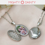 Ethereal Oval Photo Necklace