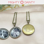 Classic Round Photo Necklace