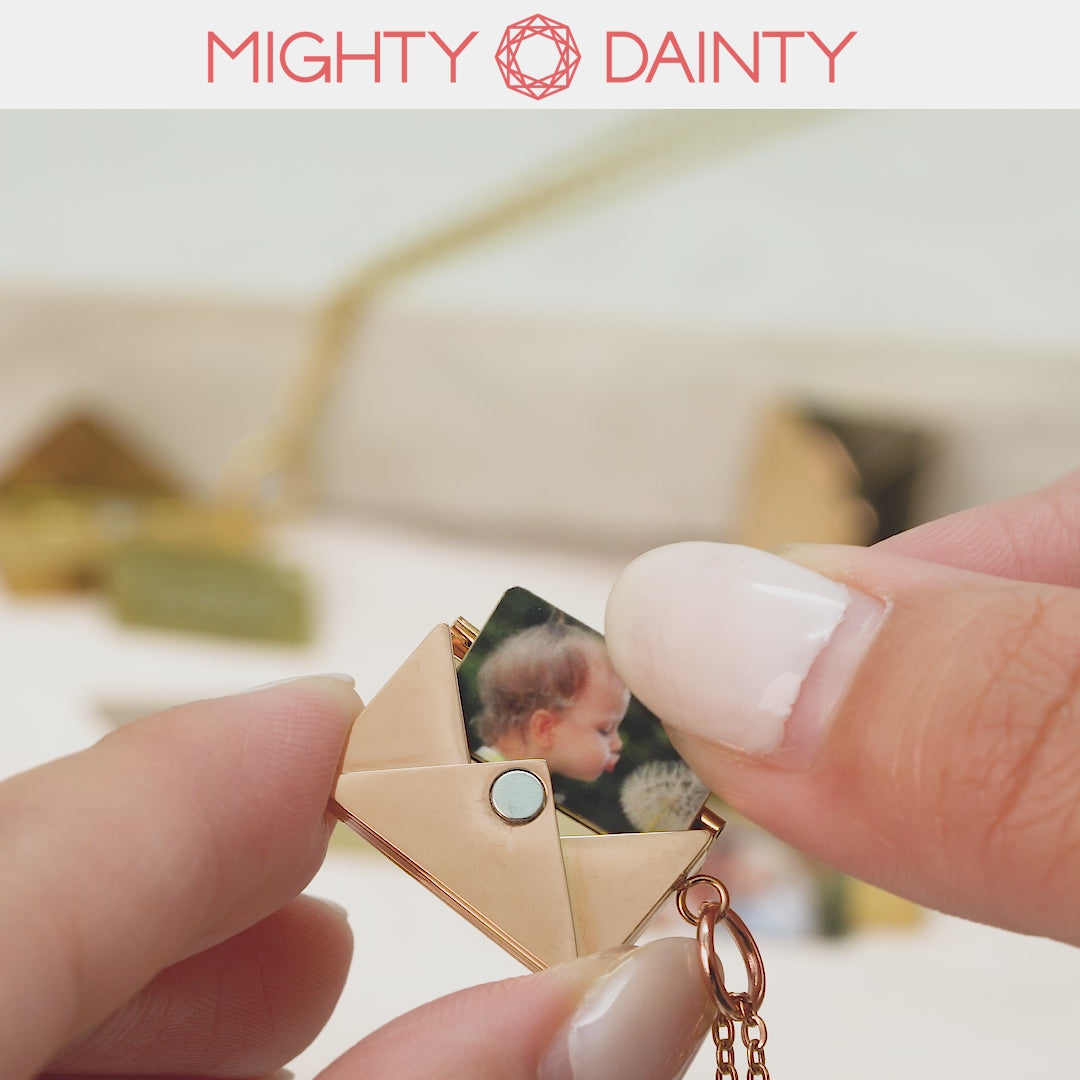 Love Letter Photo Necklace