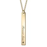 Vertical Name Necklace