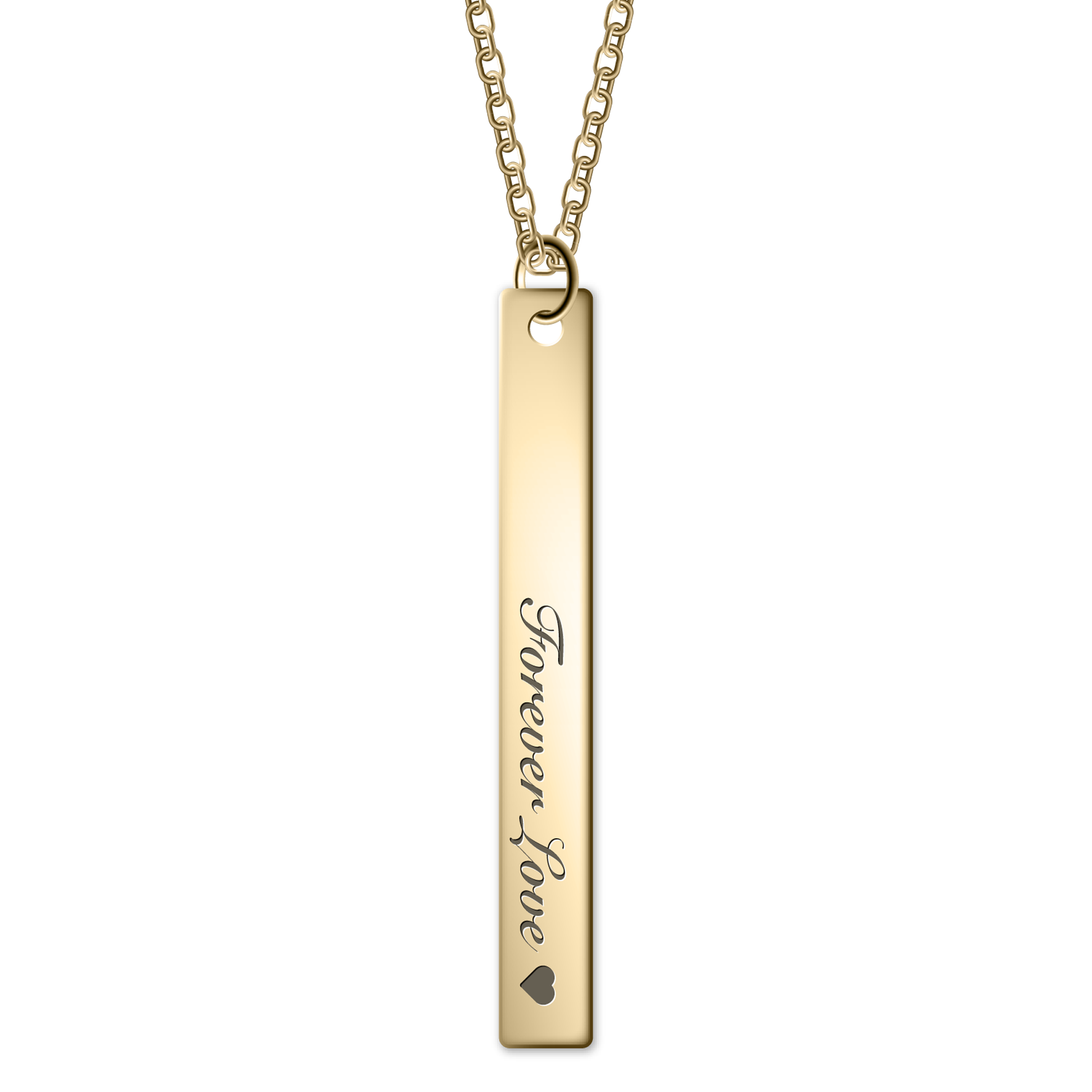 Vertical Name Necklace