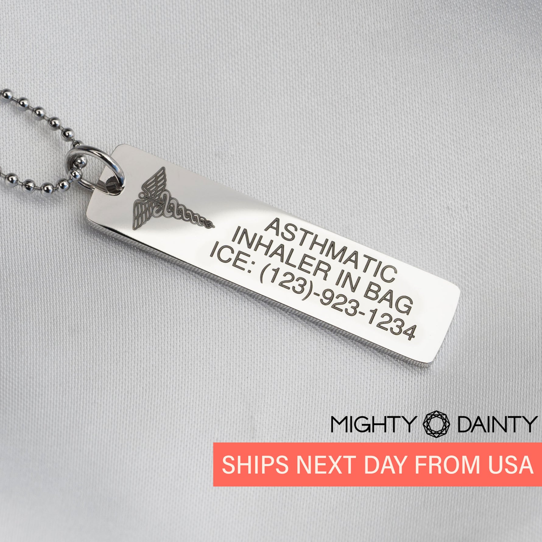 Medical ID Alert Necklace