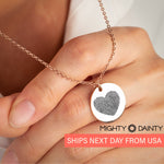 Heart Fingerprint Necklace