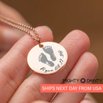 Baby Hand Necklace