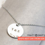 Round Name Necklace