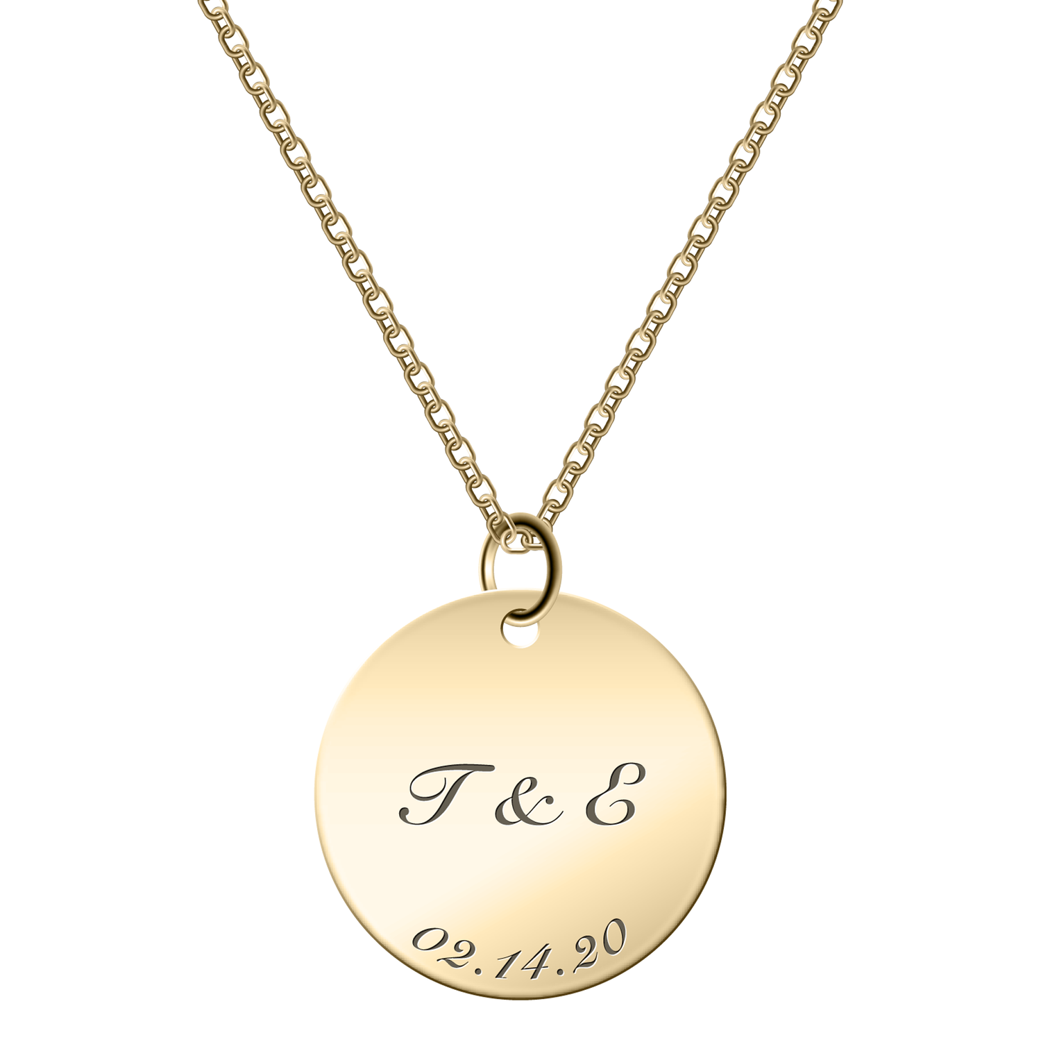Round Name Necklace