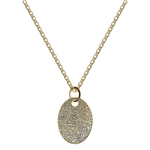 Oval Fingerprint Necklace