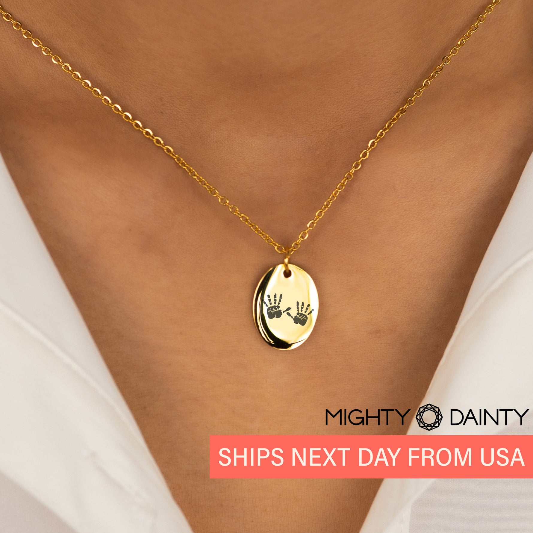 fingerprint pendant necklace