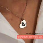 baby footprint necklace