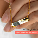 Signature Bar Fingerprint Necklace