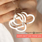 Hearts Name Necklace